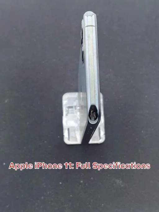 Apple iPhone 11: Full Specifications