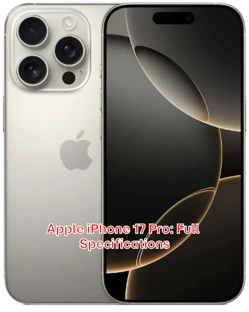 Apple iPhone 17 Pro: Full Specifications
