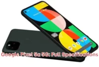 Google Pixel 5a 5G: Full Specifications