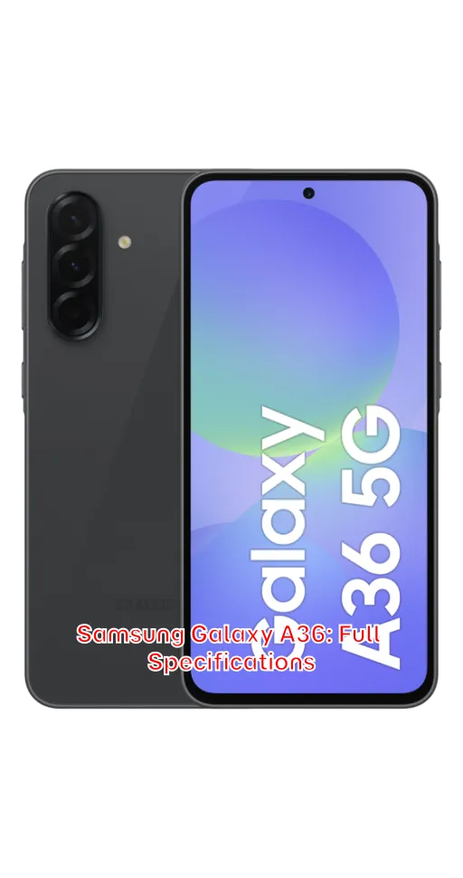 Samsung Galaxy A36: Full Specifications