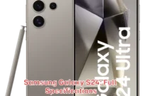 Samsung Galaxy S24: Full Specifications