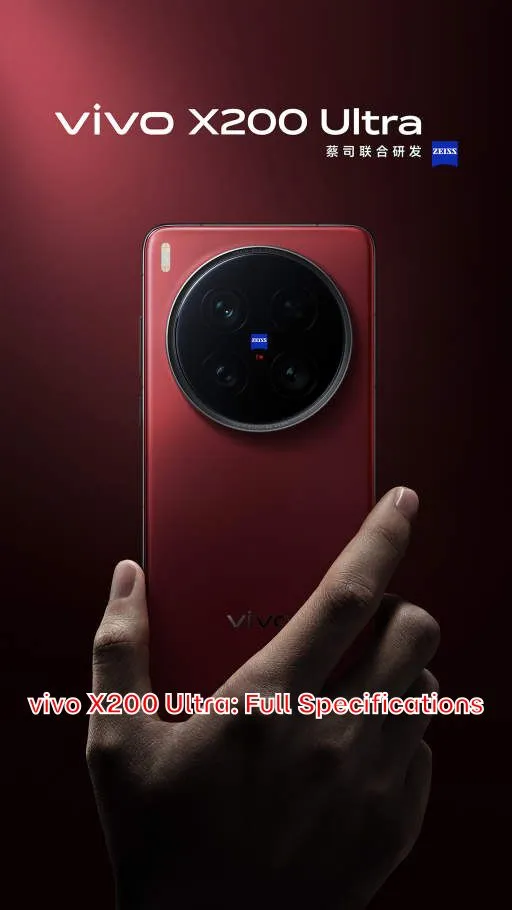 vivo X200 Ultra: Full Specifications