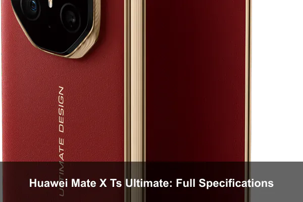 Huawei Mate X Ts Ultimate: Full Specifications