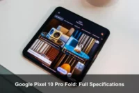 Google Pixel 10 Pro Fold: Full Specifications