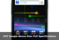 HTC Google Nexus One: Full Specifications