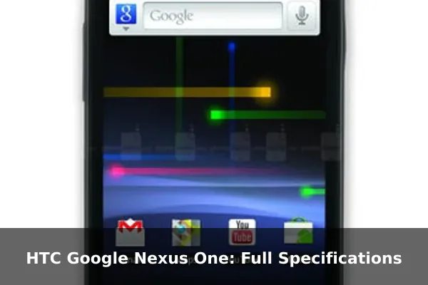 HTC Google Nexus One: Full Specifications