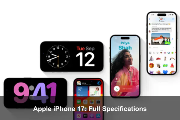 Apple iPhone 17: Full Specifications