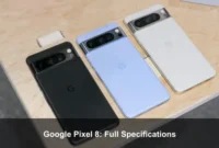 Google Pixel 8: Full Specifications