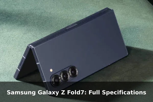 Samsung Galaxy Z Fold7: Full Specifications