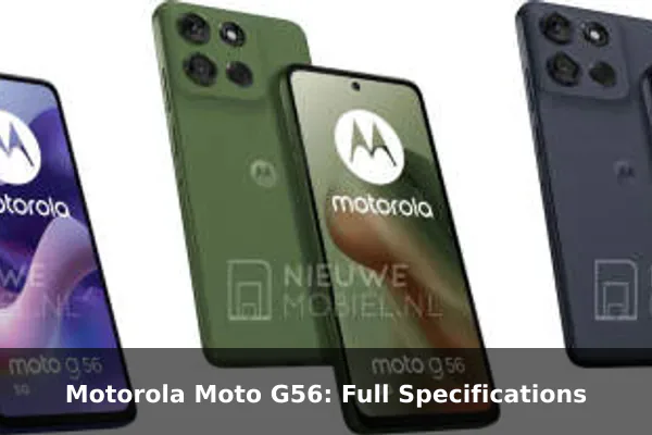 Motorola Moto G56: Full Specifications