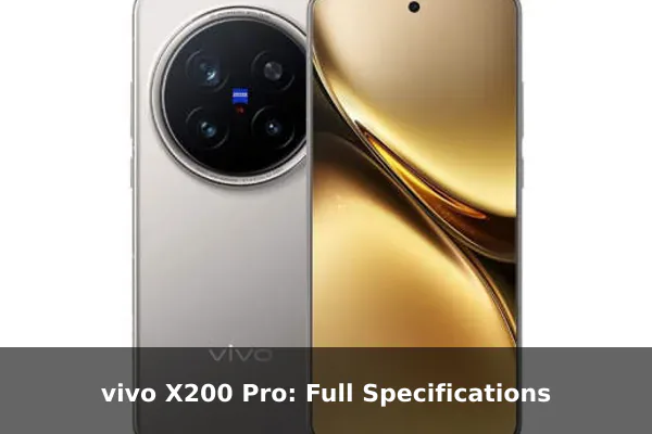 vivo X200 Pro: Full Specifications