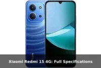 Xiaomi Redmi 15 4G: Full Specifications