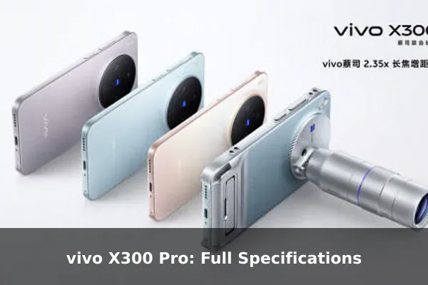 vivo X300 Pro: Full Specifications