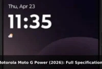 Motorola Moto G Power (2026): Full Specifications