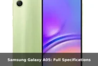 Samsung Galaxy A05: Full Specifications Samsung Galaxy A05: Full Specifications