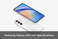 Samsung Galaxy A35: Full Specifications Samsung Galaxy A35: Full Specifications