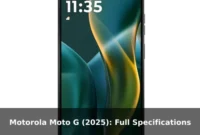 Motorola Moto G (2025): Full Specifications