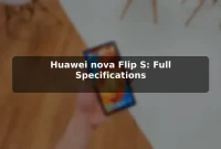 Huawei nova Flip S: Full Specifications