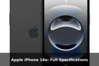 Apple iPhone 16e: Full Specifications