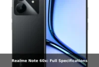 Realme Note 60x: Full Specifications
