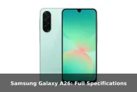 Samsung Galaxy A26: Full Specifications
