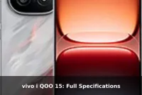 vivo i QOO 15: Full Specifications