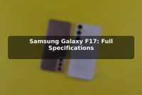 Samsung Galaxy F17: Full Specifications