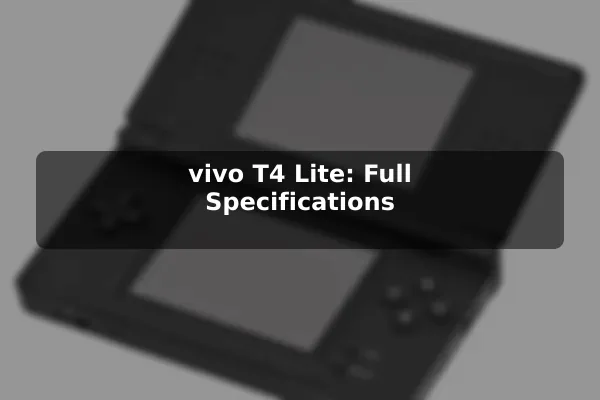 vivo T4 Lite: Full Specifications