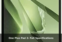 One Plus Pad 3: Full Specifications